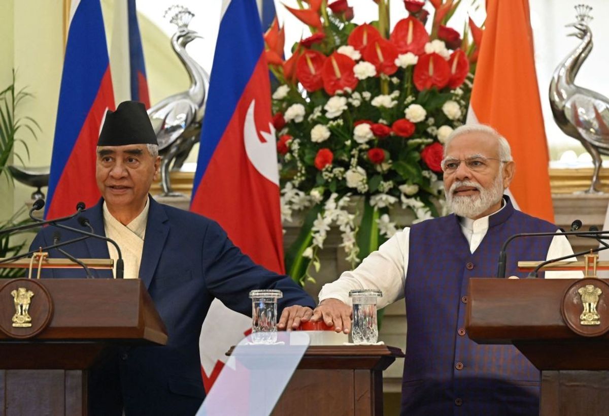 India and Nepal prime ministers