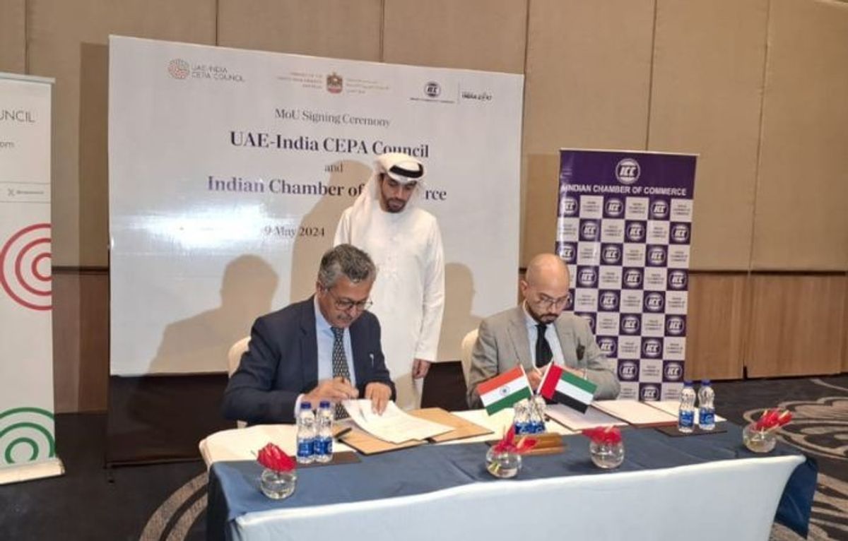 India and UAE officials sign an MoU to boost bilateral ties