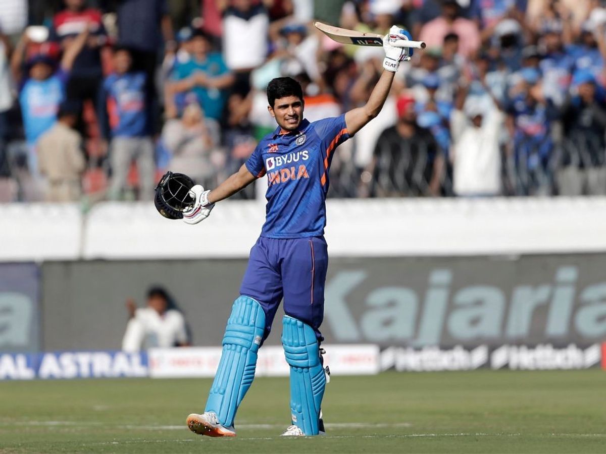 India batter Shubman hits double century