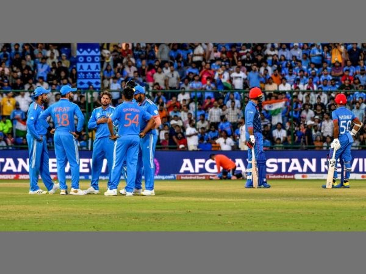 India beat Afghanistan by 8 wickets in World Cup 2023