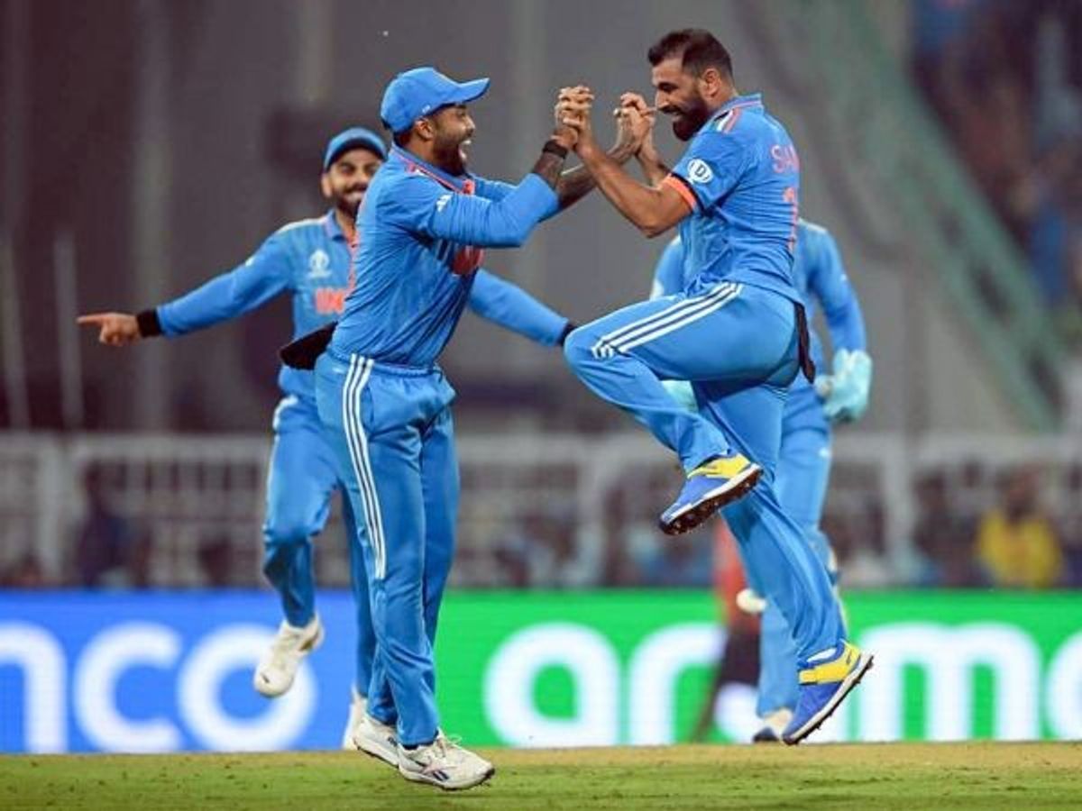 India beat England by 100 runs in World Cup 2023
