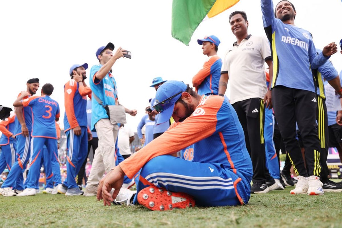 India captain Rohit Sharma becomes emotional after leading his country to win T20 World Cup 2024