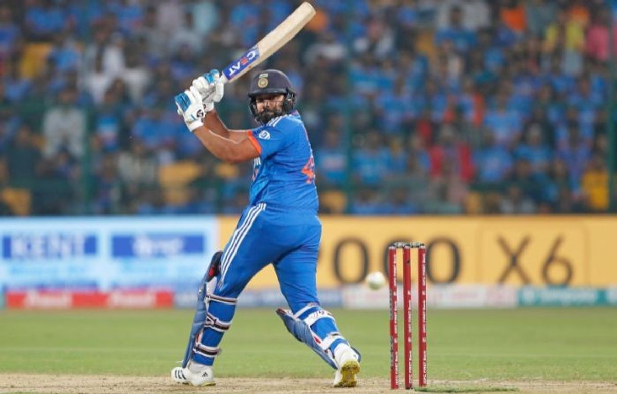 India captain Rohit Sharma hits century in third T20 against Afghanistan