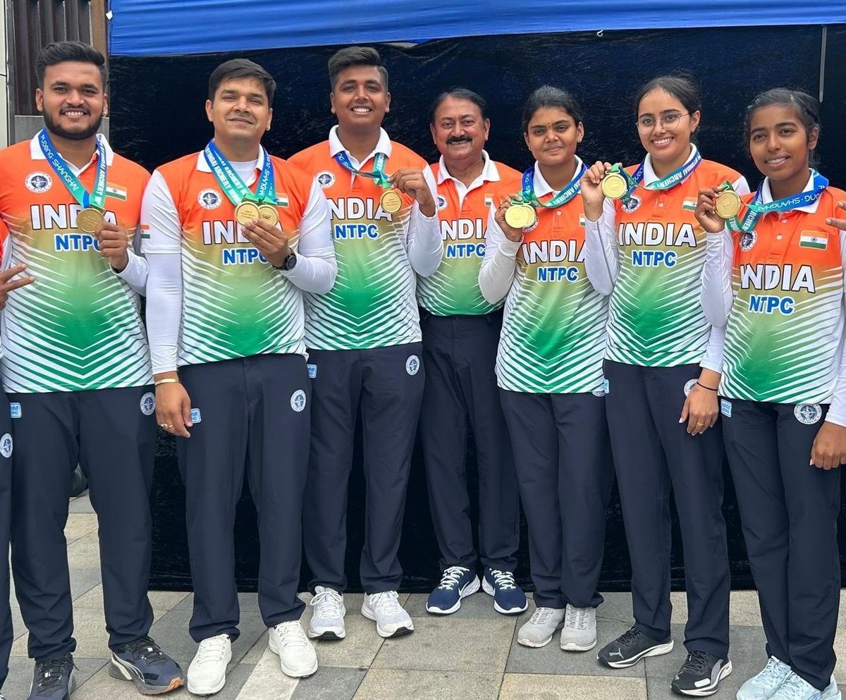 Archery World Cup: India win 3 gold medals in compound team events