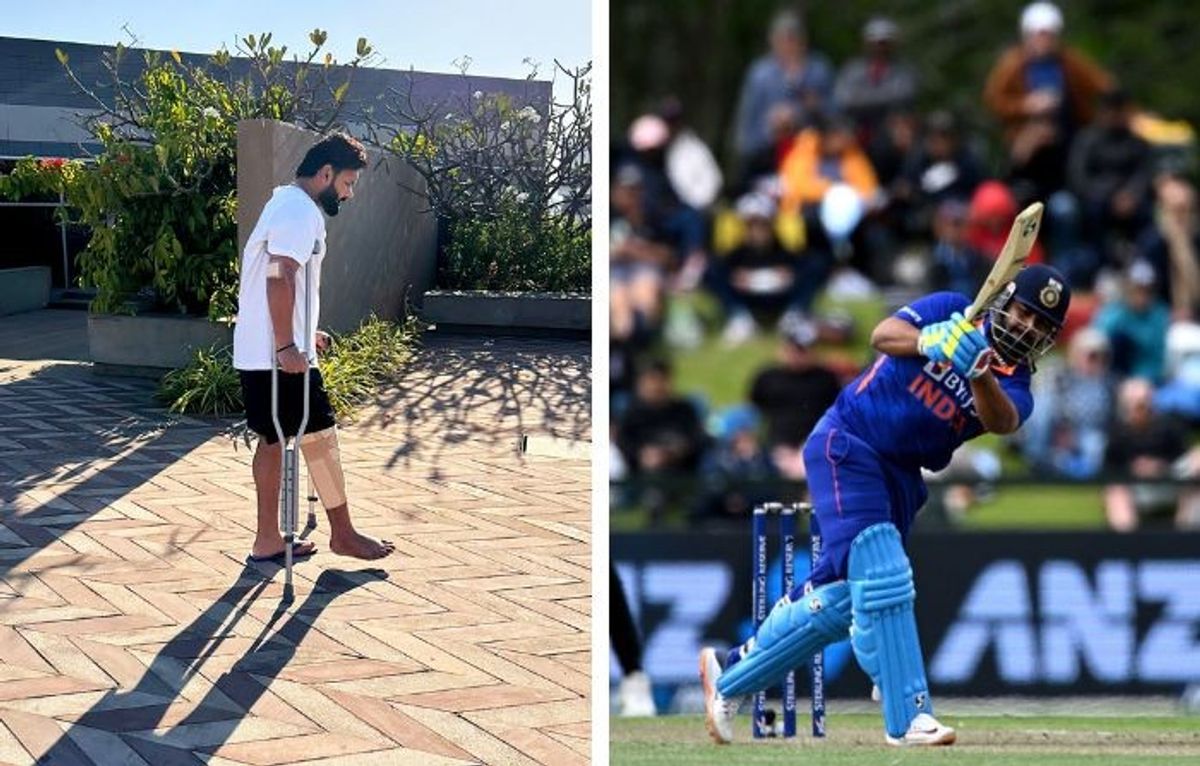 India cricketer Rishabh Pant recovers from injuries that he received in a car crash in December 2022