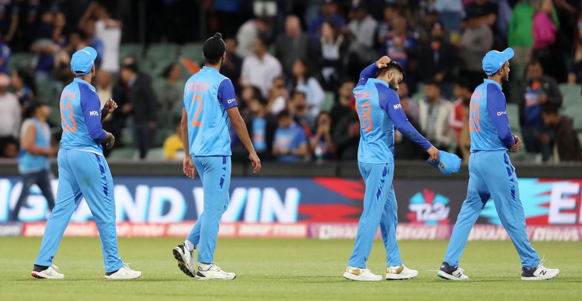 India cricketers after T20 World Cup 2022 semi-final defeat against England