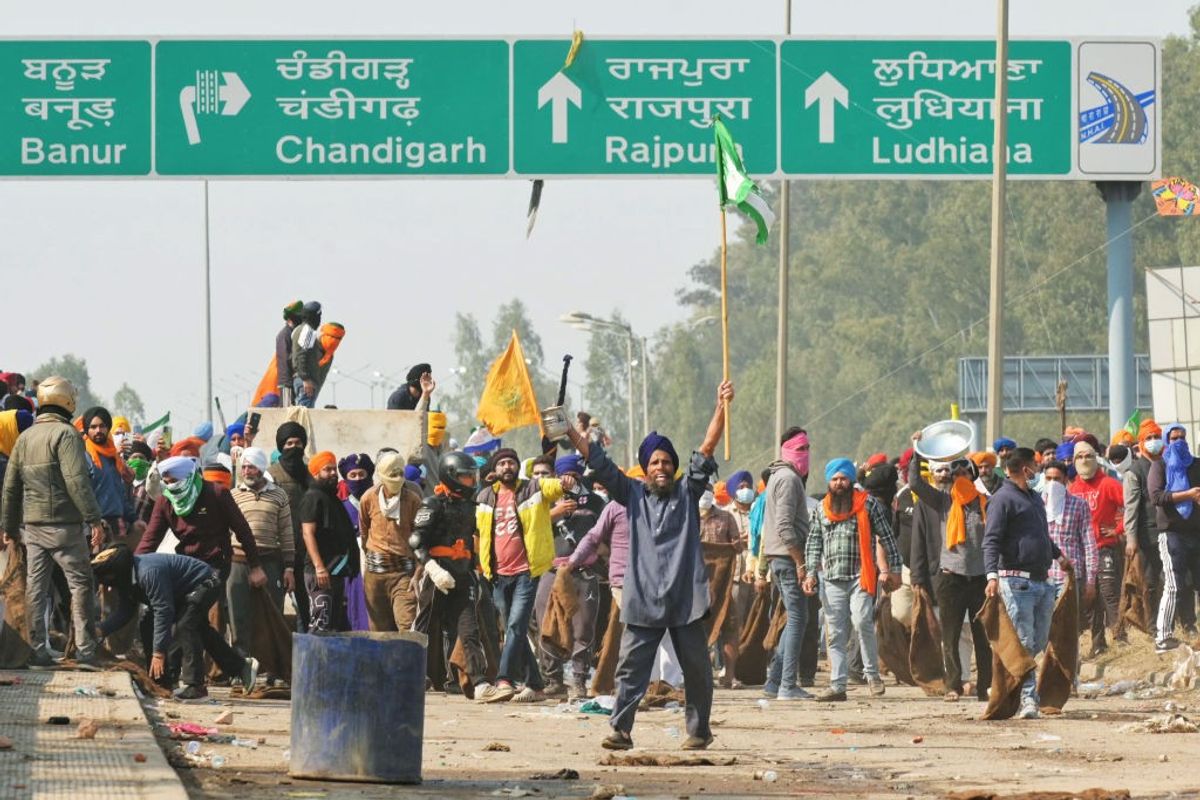 India farmers protest