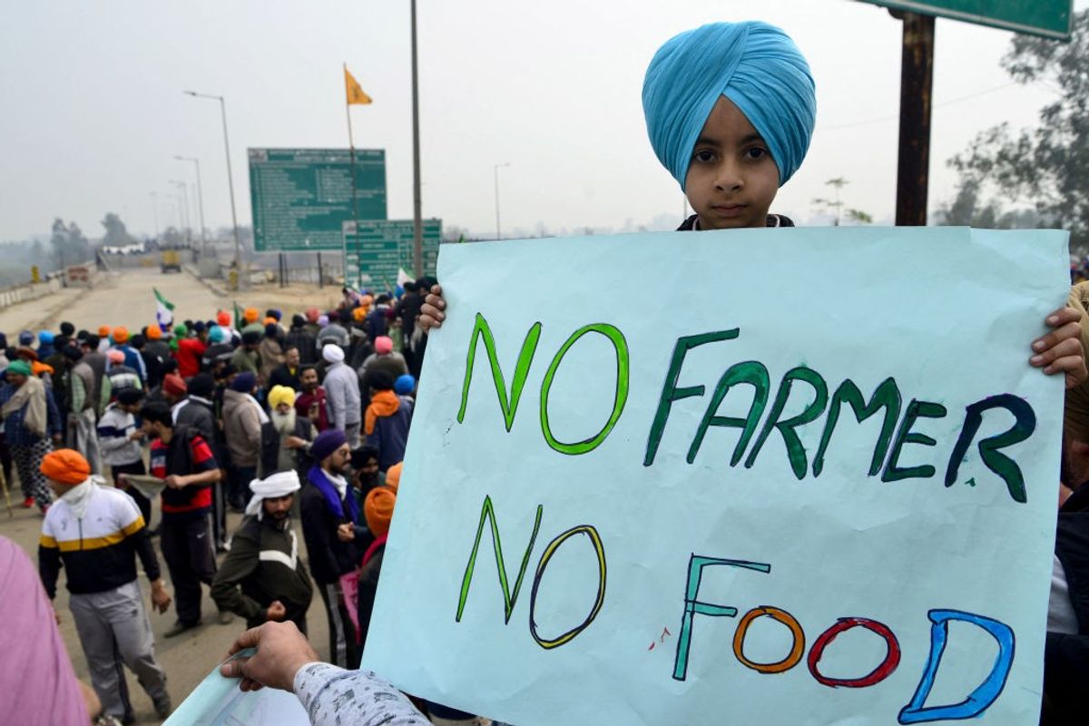 India farmers' protest