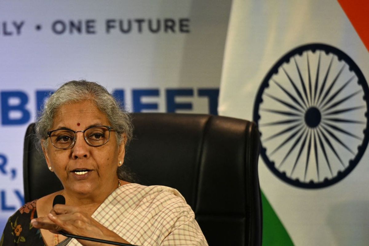 India finance minister Nirmala Sitharaman