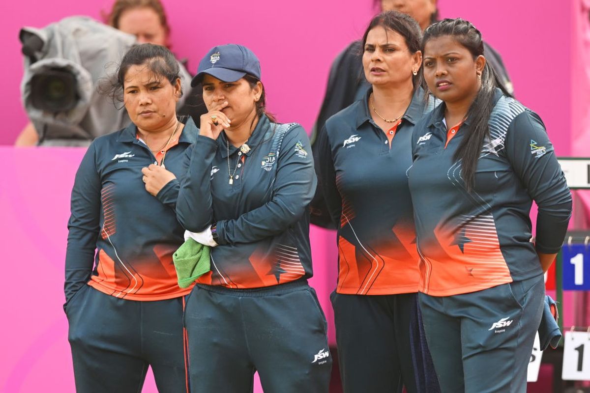 India lawn bowls team at Commonwealth Games 2022