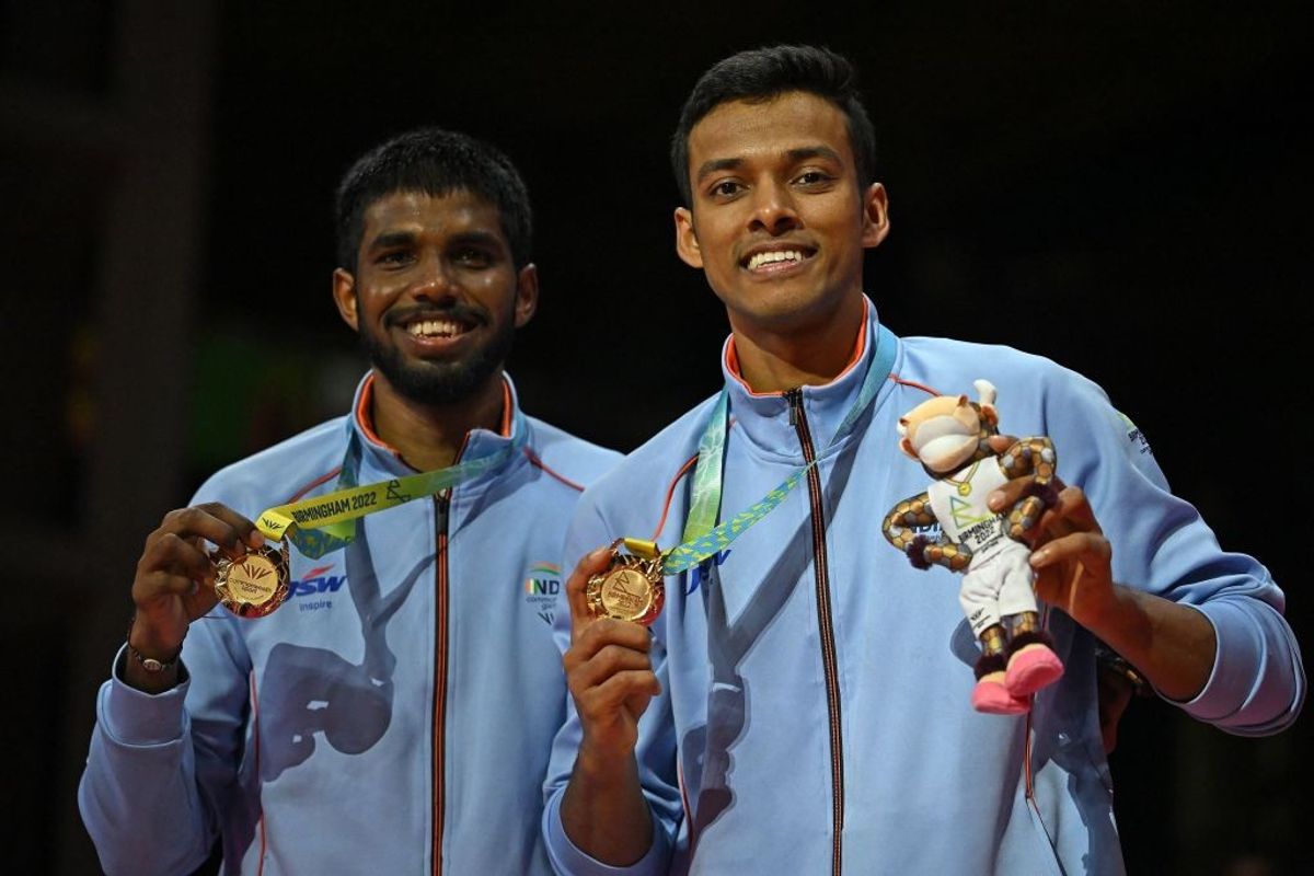 India men's doubles gold winners in Commonwealth Games 2022