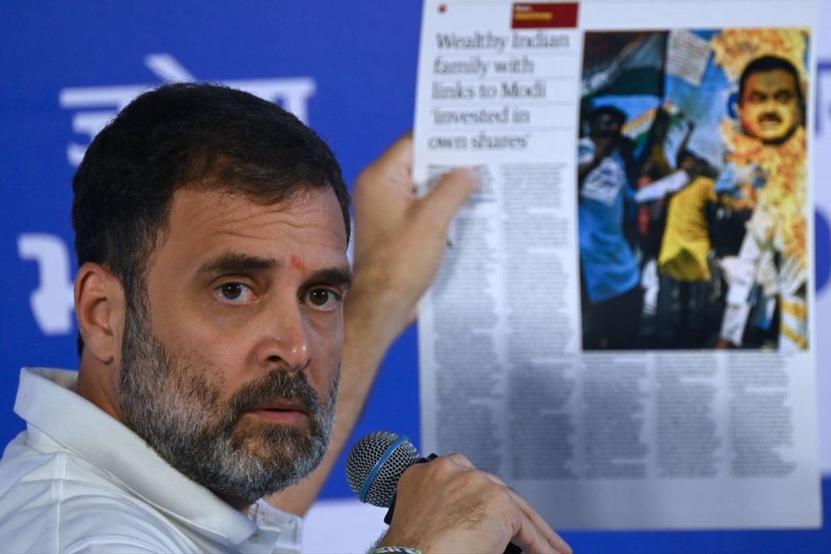 India opposition leader Rahul Gandhi