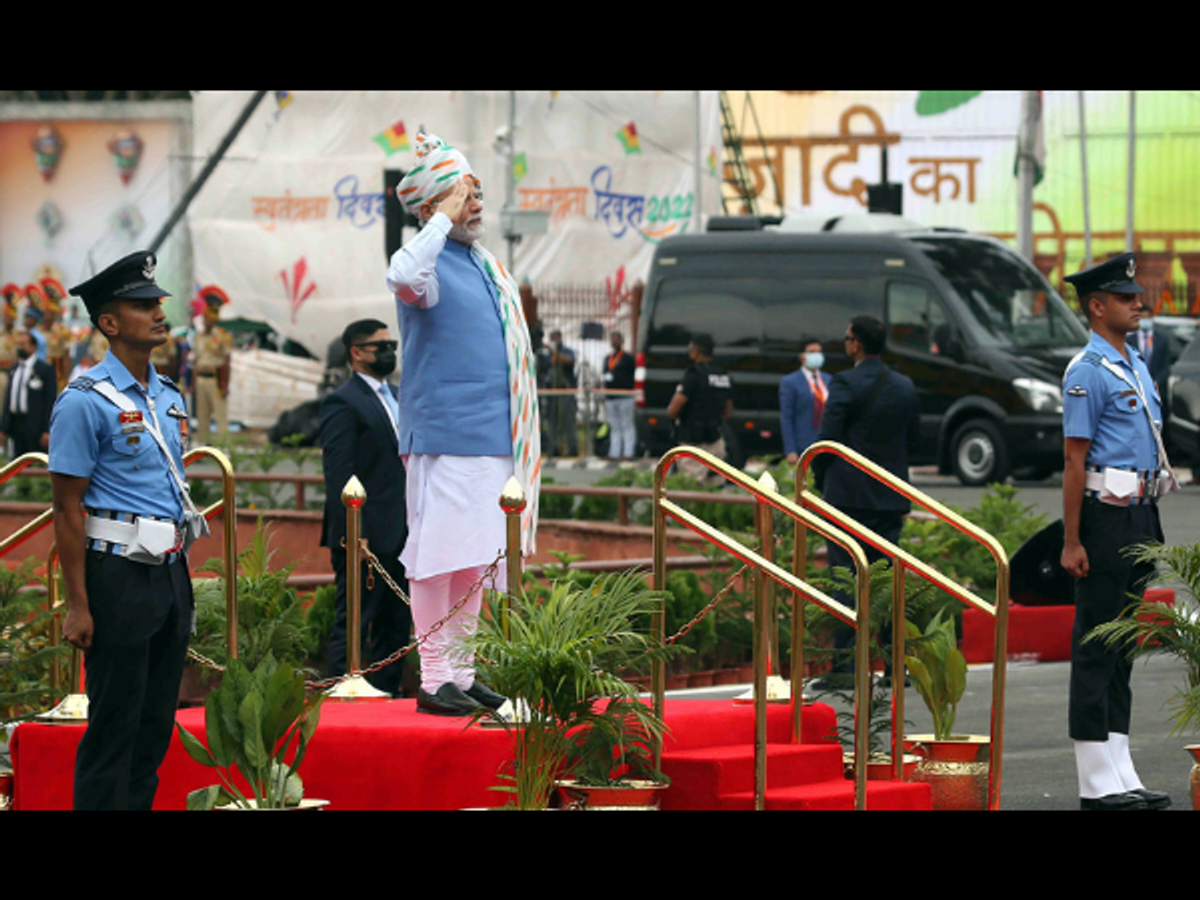 India PM Narendra Modi at Independence Day 2022