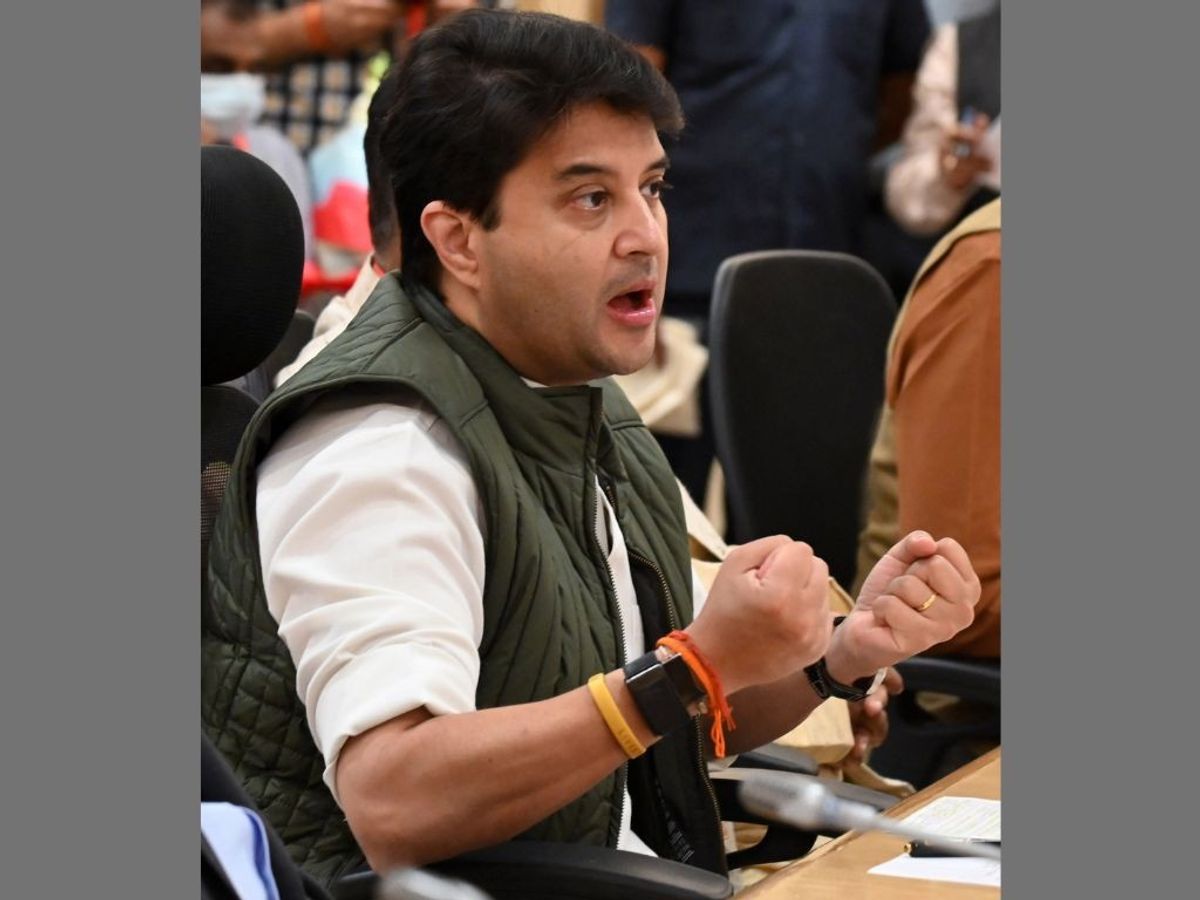 India's civil aviation minister Jyotiraditya Scindia