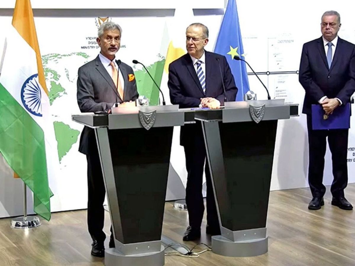 India's external affairs minister Subrahmanyam in Cyprus