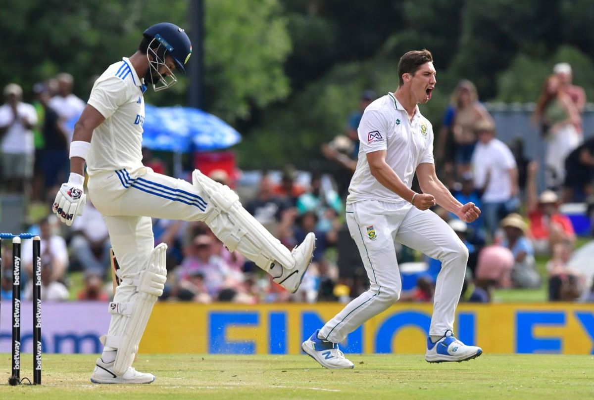 India's KL Rahul dismissed in first Test against South Africa