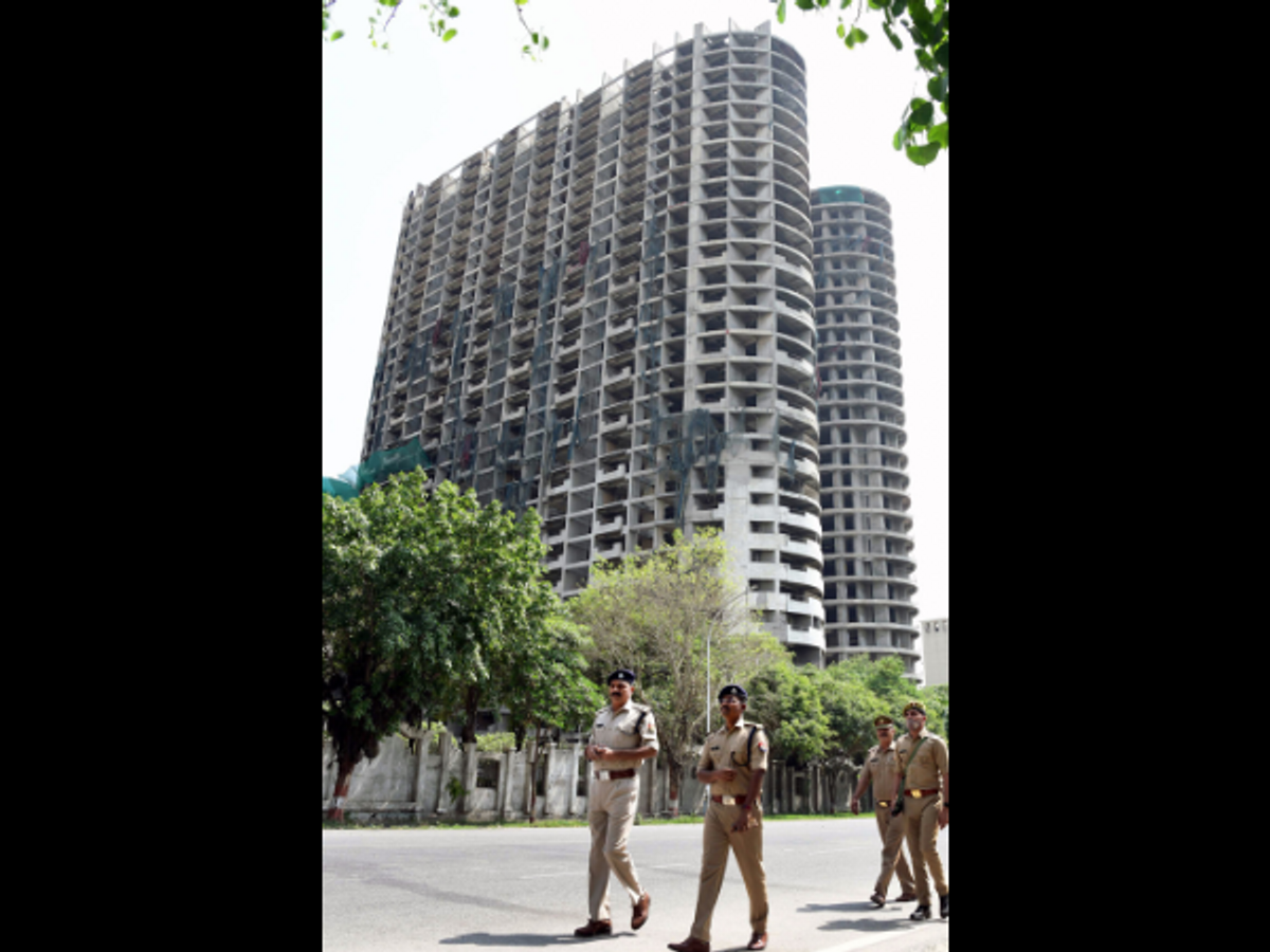 India's tallest building demolition on August 28
