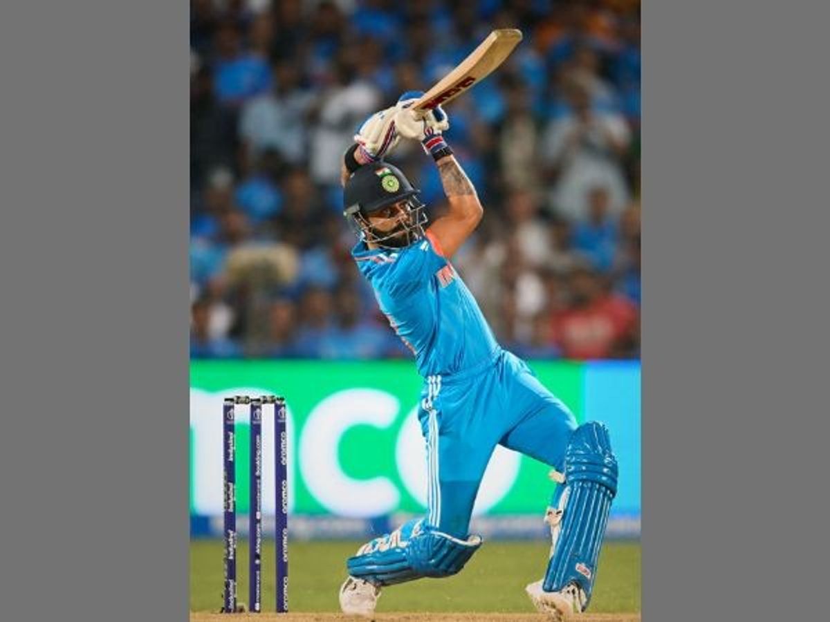 India's Virat Kohli hits century against Bangladesh in World Cup 2023