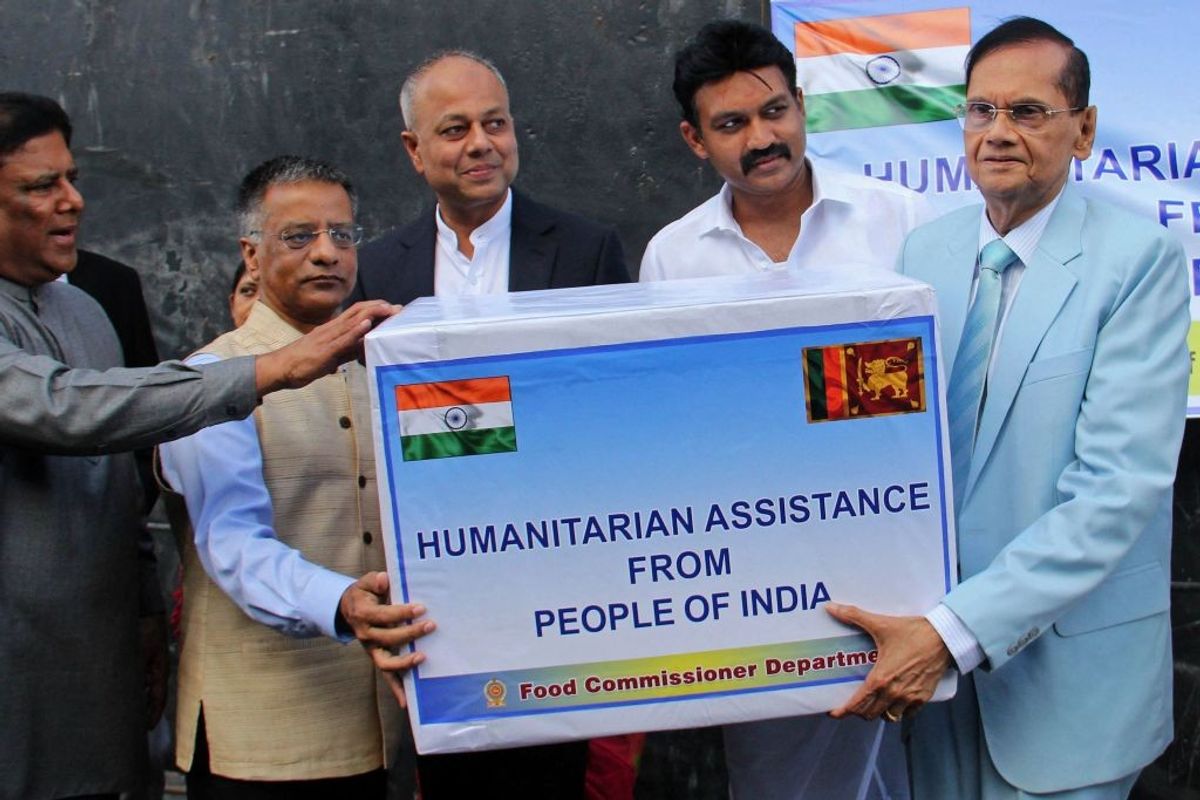 India sri Lanka aid