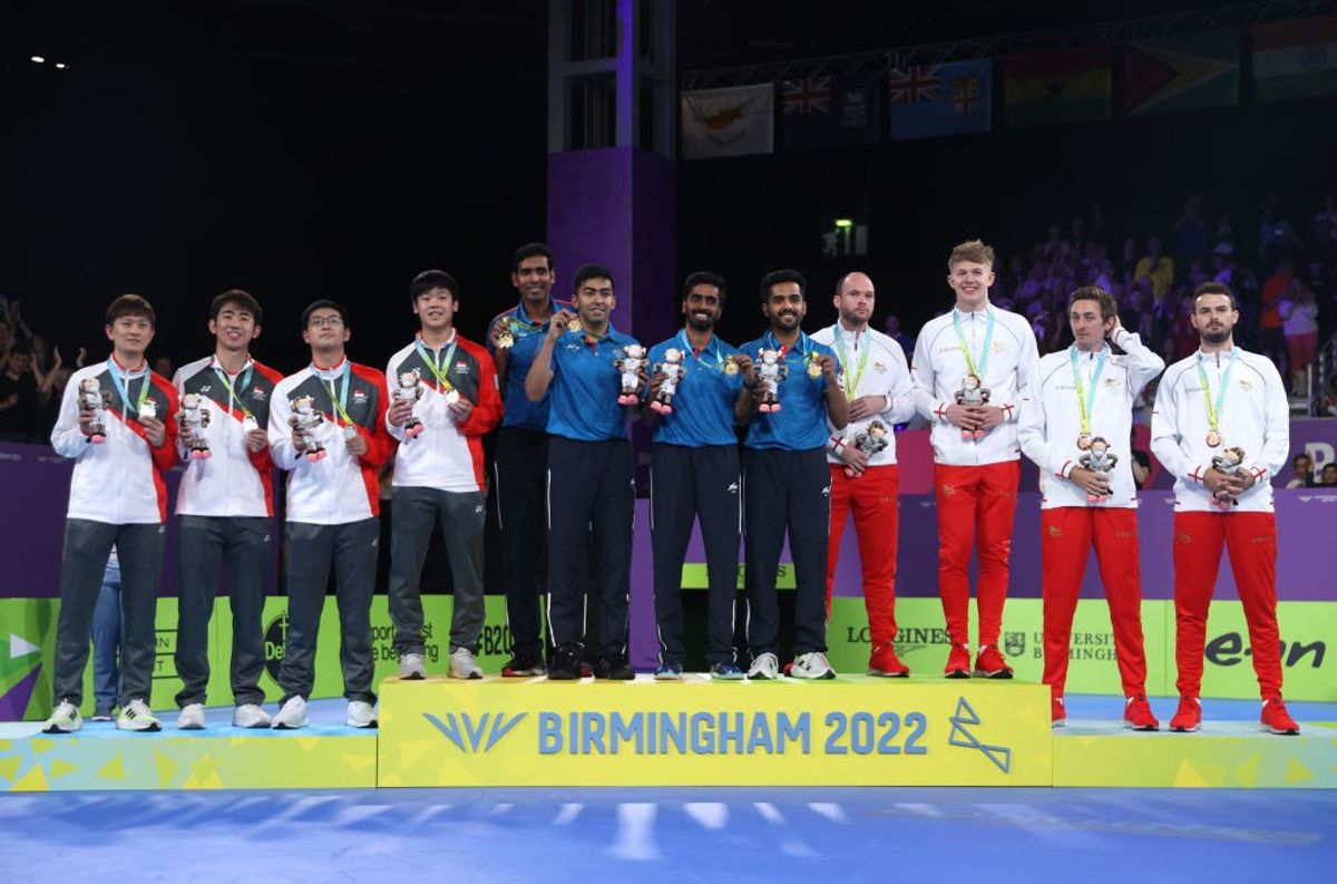 India table tennis gold Commonwealth Games 2022