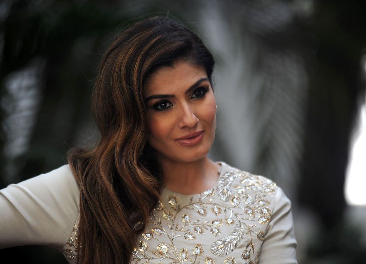 Indian actor Raveena Tandon
