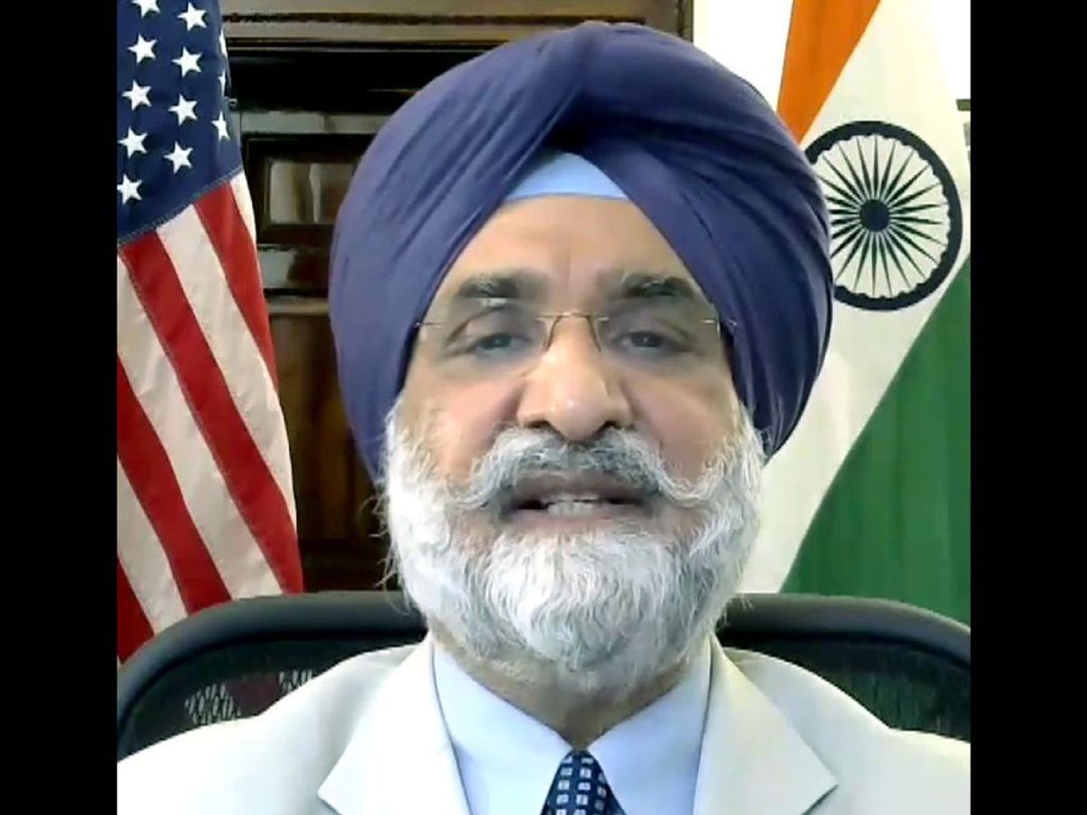 Indian ambassador to US Taranjit Singh Sandhu