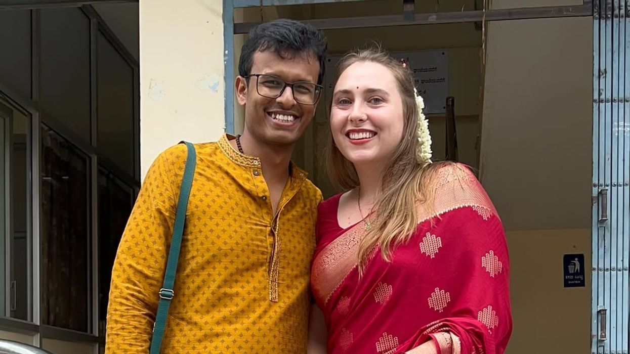 Indian American couple viral video