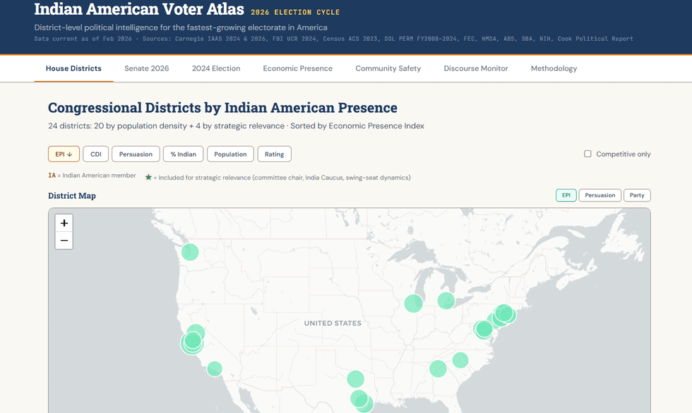 Indian American Voter Atlas 2026