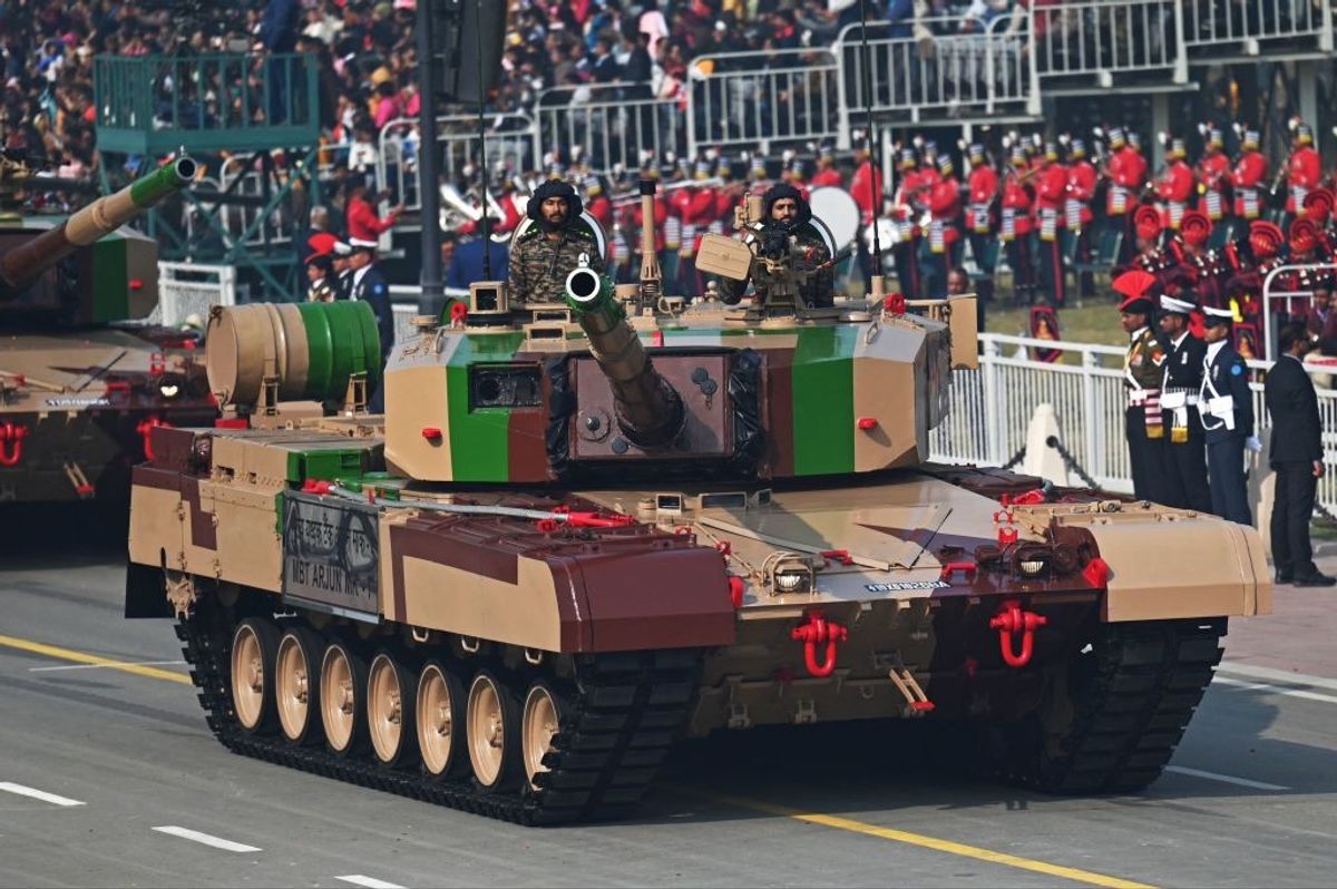 Indian Army's MBT Arjun MK-1 tank