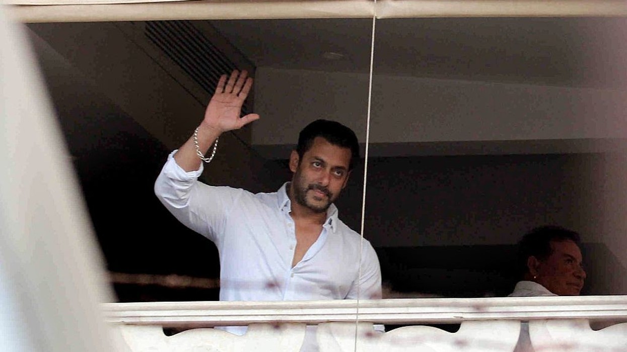 Indian Bollywood actor Salman Khan