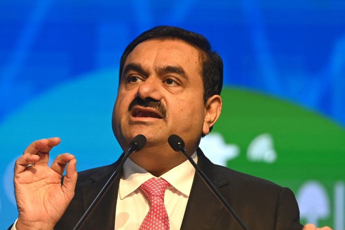 Indian business tycoon Gautam Adani