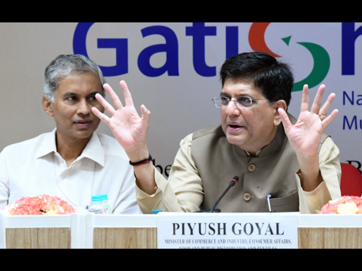 Indian commerce and industry minister Piyush Goyal