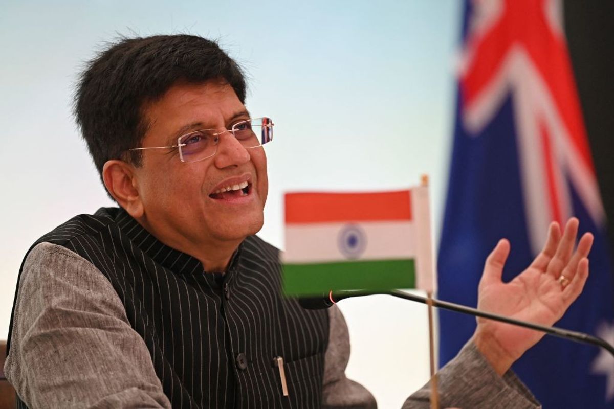 Indian commerce and trade minister Piyush Goyal