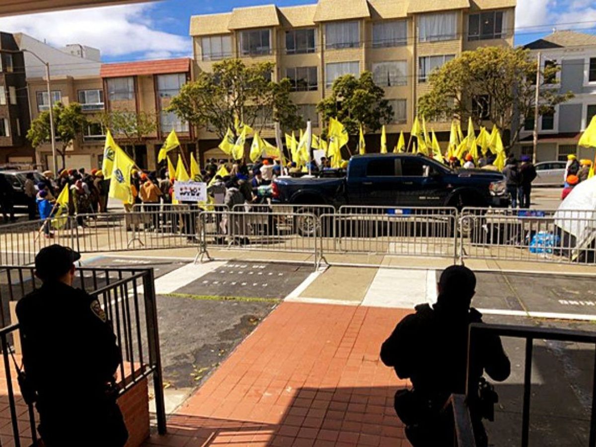 Indian consulate in San Francisco set on fire