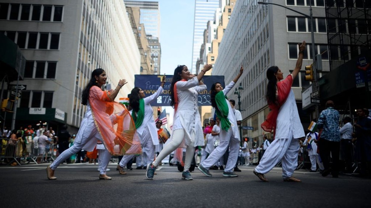 Indian Day Parade on Madison Avenue in Manhattan