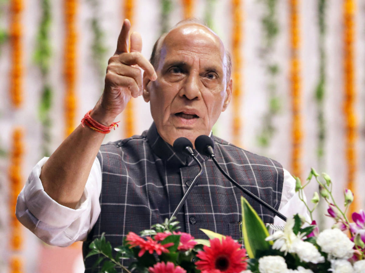 Indian defence minister Rajnath Singh