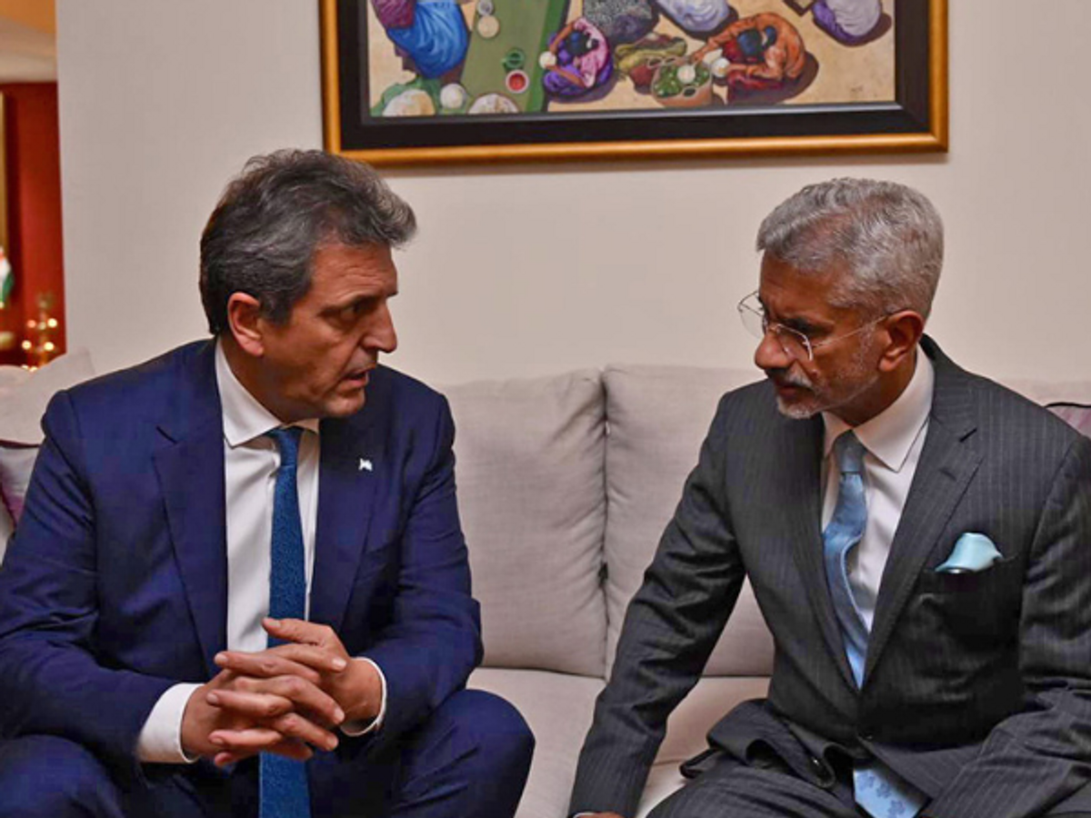 Indian external affairs minister Subrahmanyam Jaishankar in Argentina