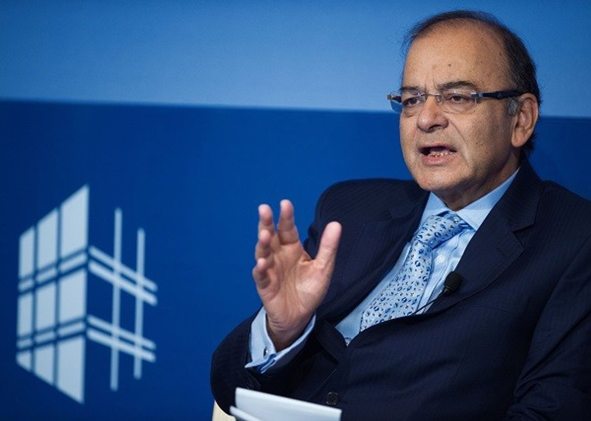 Indian Prime Minister Visits Arun Jaitley's Residence