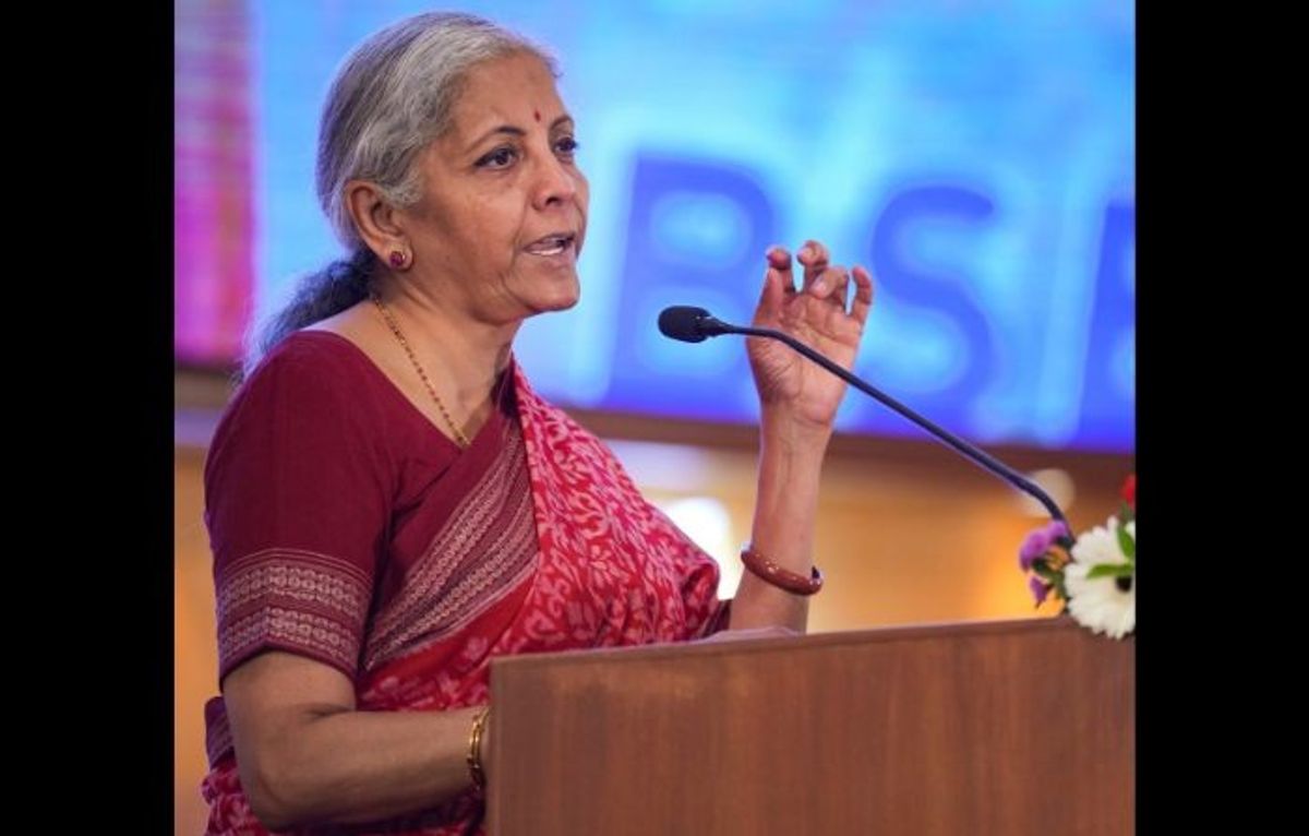 Indian finance minister Nirmala Sitharaman