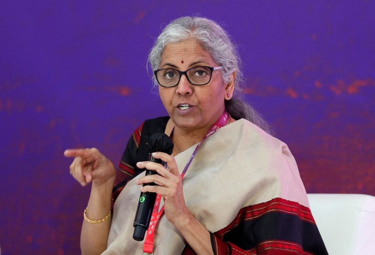 Indian finance minister Nirmala Sitharaman