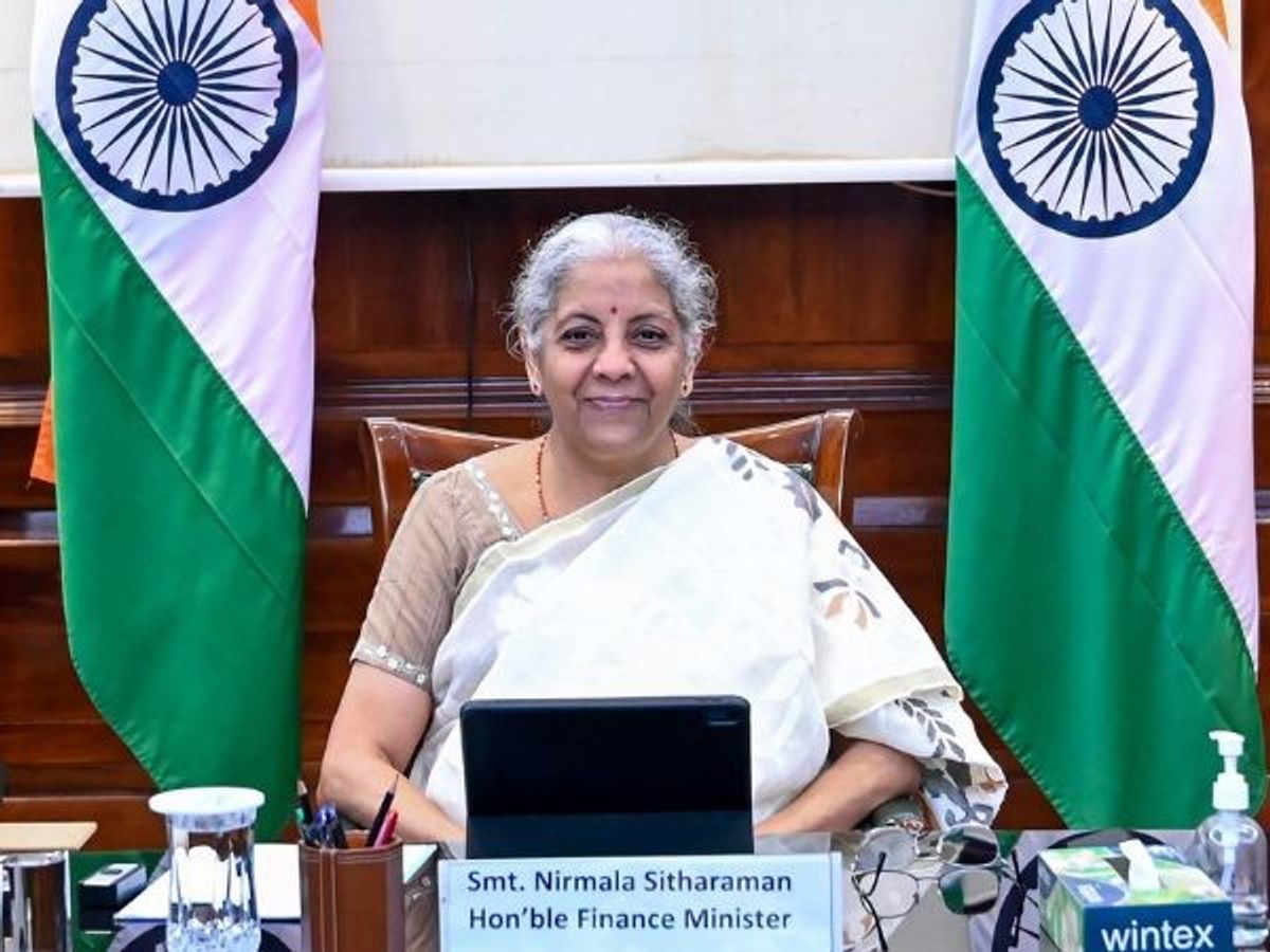 Indian finance minister Nirmala Sitharaman