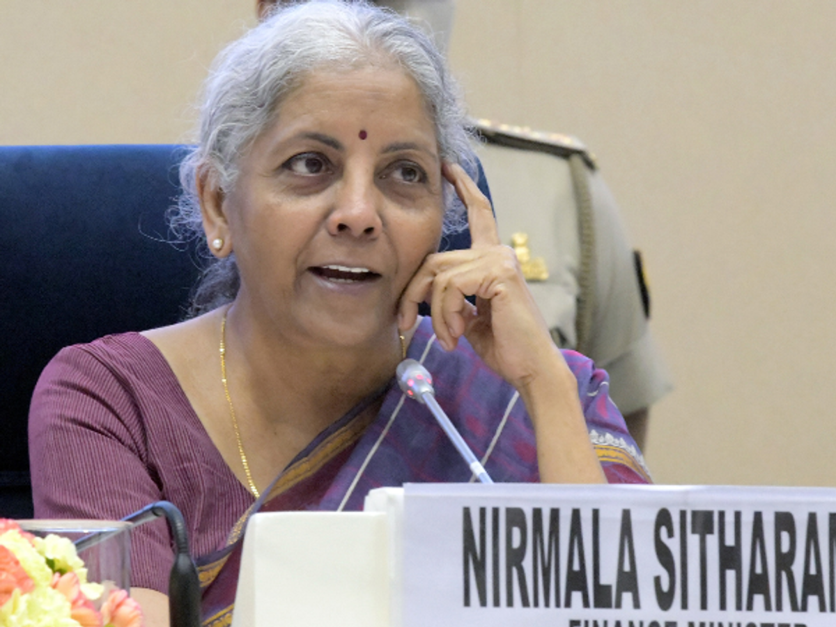 Indian finance minister Nirmala Sitharaman