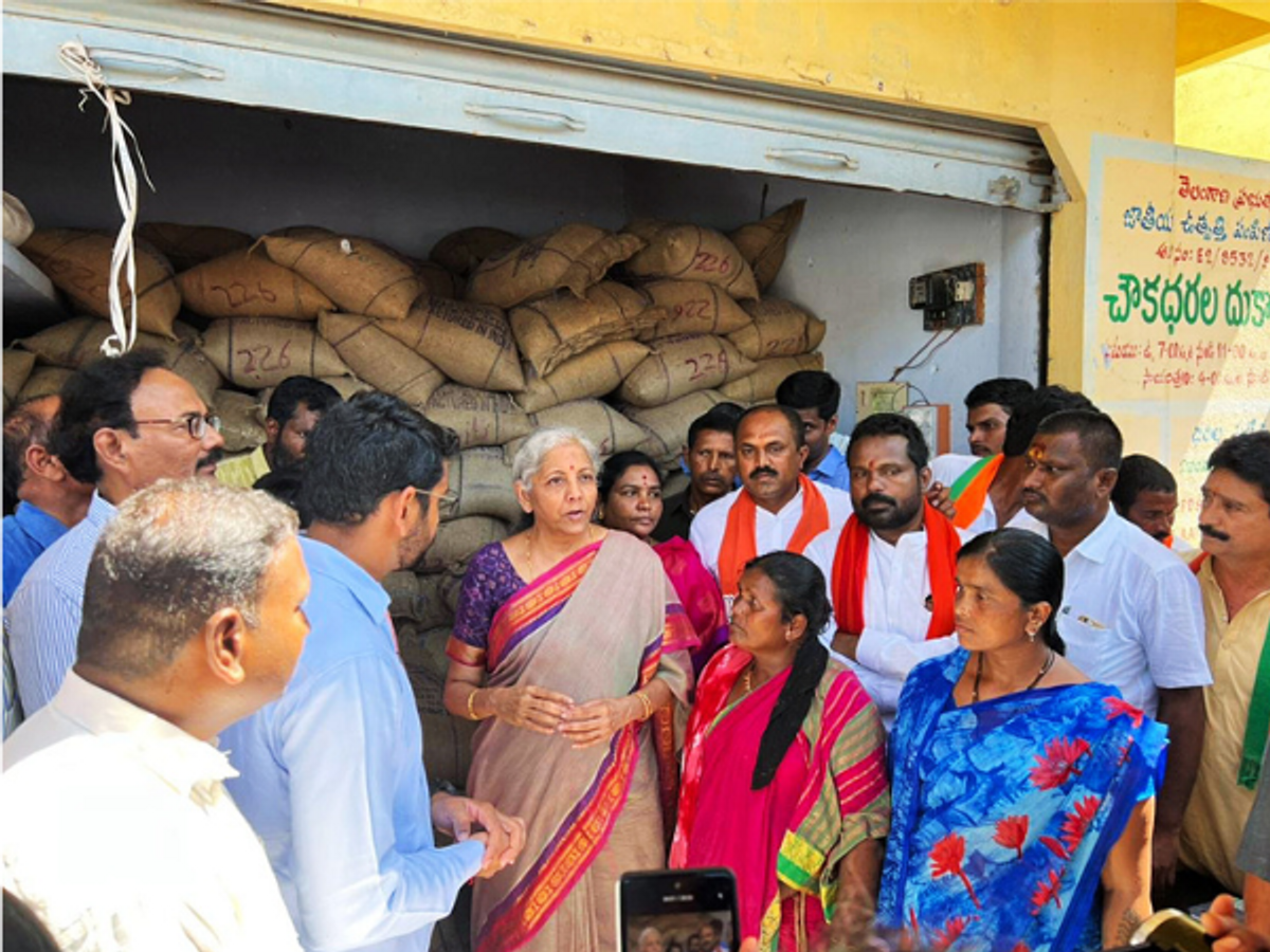 Indian finance minister Nirmala Sitharaman