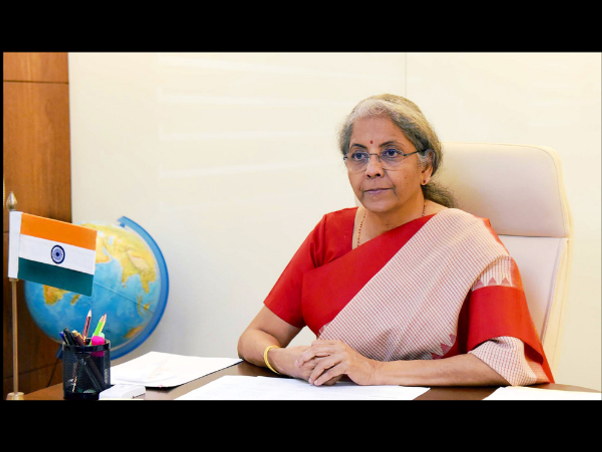 Indian finance minister Nirmala Sitharaman
