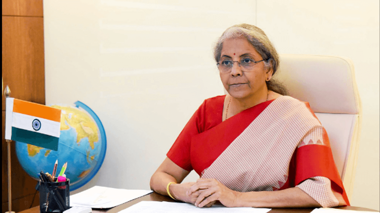 Indian finance minister Nirmala Sitharaman