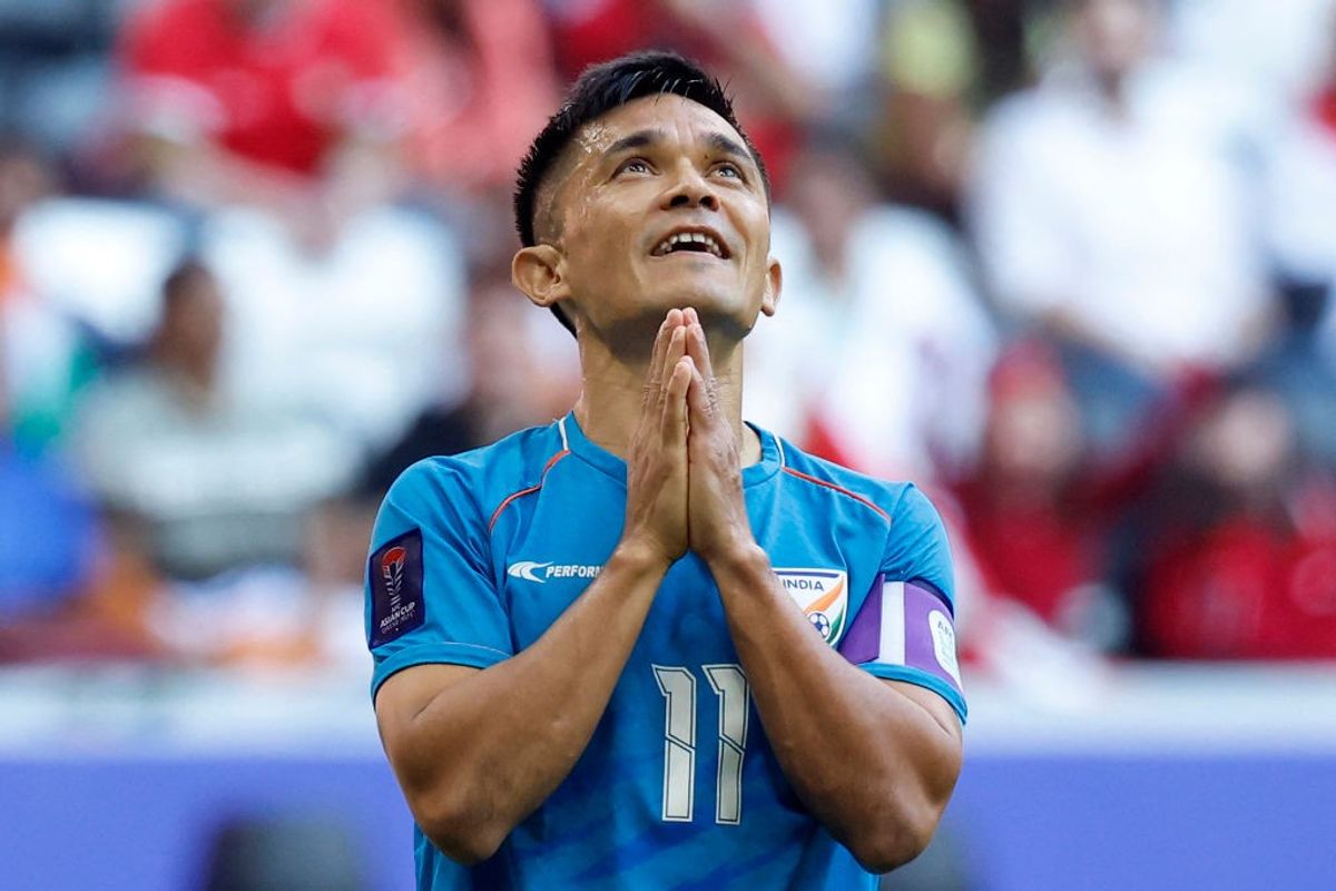Indian footballer Sunil Chhetri