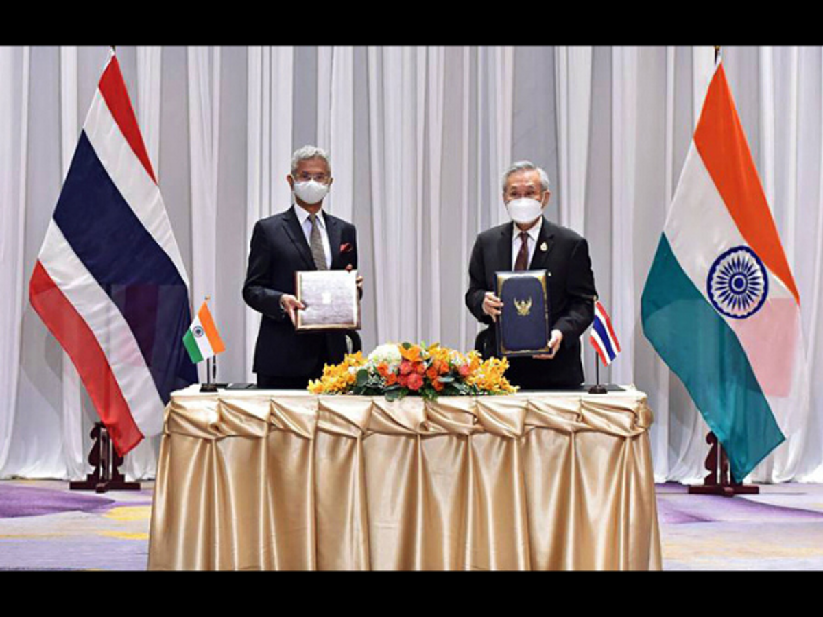 Indian foreign minister S Jaishankar in Thailand