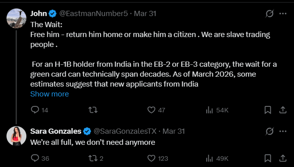 Indian H1B worker Texas