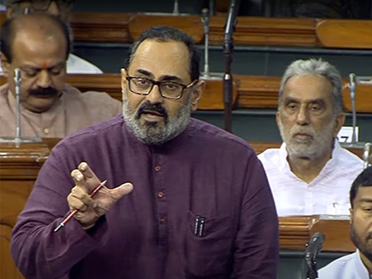 Indian minister of state for IT Rajeev Chandrasekhar