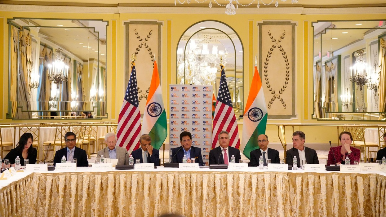 Indian minister Piyush Goyal at the Roundtable hosted by the Consulate General New York